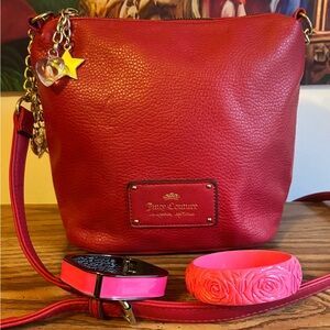 Juicy Couture Red Lipstick Crossbody